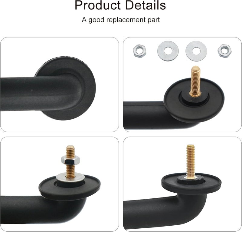 OMNDYEHA Front Windshield Hold Down Bracket, Hood Handle Fits for Jeep Wrangler TJ 1997-2006 for Wrangler JK 2007-2018 Hood Loop Car Hood Replace Accessories 55176422 - Image 5